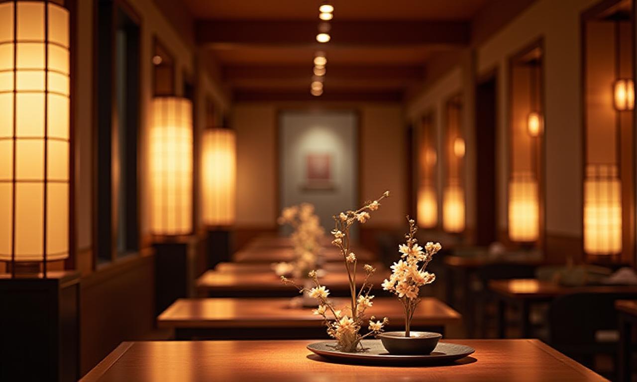Shiki Aji の洗練された和の空間